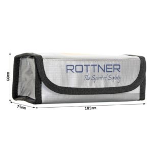 Rottner feuerfeste Akkutasche Lipo Safe silber