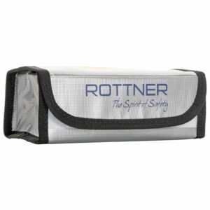 Rottner feuerfeste Akkutasche Lipo Safe silber