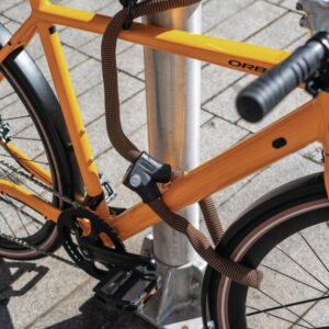 1806/140 autumn orange Infinity Loop - Fahrradschloss / Kettenschloss Infinity Loop 1806 mit Double-Loop-Funktion